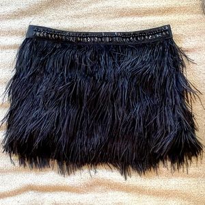 Express Feather Skirt